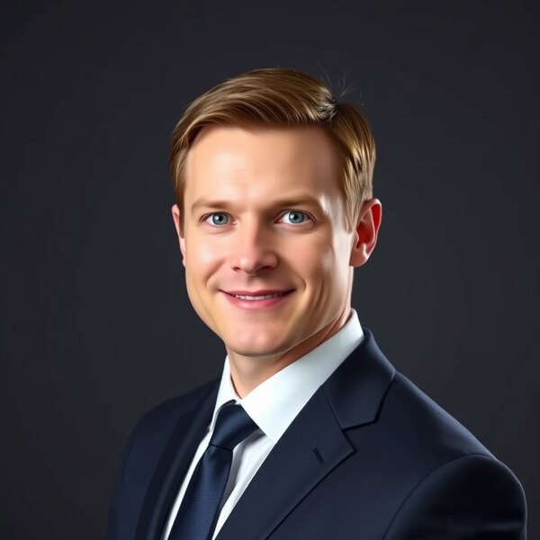 AI-generated portrait representing Drew Callahan